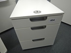 Rollcontainer mit Auszugsladen ca. 41x51x71 cm weiss Rollcontainer mit Auszugsladen ca. 41x51x71 cm weiss