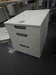 Rollcontainer mit Auszugsladen ca. 41x51x71 cm weiss Rollcontainer mit Auszugsladen ca. 41x51x71 cm weiss