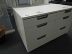 Rollcontainer mit Auszugsladen ca. 41x51x71 cm weiss Rollcontainer mit Auszugsladen ca. 41x51x71 cm weiss