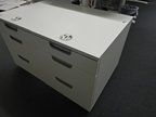 Rollcontainer mit Auszugsladen ca. 41x51x71 cm weiss Rollcontainer mit Auszugsladen ca. 41x51x71 cm weiss
