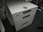 Rollcontainer mit Auszugsladen ca. 41x51x71 cm weiss Rollcontainer mit Auszugsladen ca. 41x51x71 cm weiss