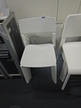 10 Stück Stühle in Kunststoff weiss 10 Stück Stühle in Kunststoff weiss