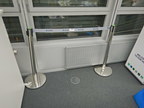 6 Stück Abgrenzungspfosten mit Gurtband 6 Stück Abgrenzungspfosten mit Gurtband
