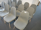 6 Stück Besucherstühle mit Stoff grau , nicht stapelbar 6 Stück Besucherstühle mit Stoff grau , nicht stapelbar