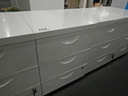 Rollcontainer mit Auszugsladen ca. 41x51x71 cm weiss Rollcontainer mit Auszugsladen ca. 41x51x71 cm weiss