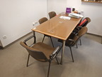 Besprechungstisch ca.180x80 cm - 6 Stück Besucherstühle Besprechungstisch ca.180x80 cm - 6 Stück Besucherstühle