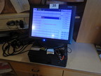 Kassensystem, Typ GLANCETRON mit Bondrucker und HP Rechner Kassensystem, Typ GLANCETRON mit Bondrucker und HP Rechner