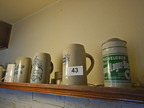 Bierkrugsammlung, 16 Stk. Bierkrugsammlung, 16 Stk.