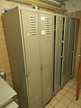 3 Stk. Umkleidespinde, je ca. 180x60x54cm 3 Stk. Umkleidespinde, je ca. 180x60x54cm
