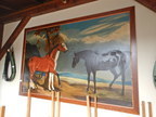 Wandbild mit Pferdemotiv, 174x270cm Wandbild mit Pferdemotiv, 174x270cm