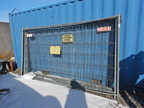Absperrgitter mit Betonstützen, jeweils 8 Stk. Absperrgitter mit Betonstützen, jeweils 8 Stk.