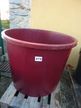 Roter Behälter, lebensmittelecht - Fische - Wasser - Hochbeet - 500L Roter Behälter, lebensmittelecht - Fische - Wasser - Hochbeet - 500L