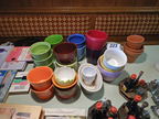 Posten Blumenvasen - kpl.Tischinhalt Posten Blumenvasen - kpl.Tischinhalt