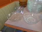 3 Stück Glasschüsseln gemischt ca. 20/23 cm Durchmesser 3 Stück Glasschüsseln gemischt ca. 20/23 cm Durchmesser