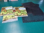 8 Stk. Netzvinyl, verschiedene Größen von ca. 120x145mm bis 200x250mm, randverstärkt und geöst 8 Stk. Netzvinyl, verschiedene Größen von ca. 120x145mm bis 200x250mm, randverstärkt und geöst