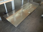 Arbeitsplatte mit integrierter Spüle, ca. 465x70x30cm, Öffnung ca. 133x60cm Arbeitsplatte mit integrierter Spüle, ca. 465x70x30cm, Öffnung ca. 133x60cm