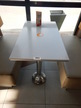 6 Stück Gastrotische ca. 105x60 cm mit Steinplatte 6 Stück Gastrotische ca. 105x60 cm mit Steinplatte