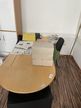 Zweiteilige Tischkombination, höhenverstellbar Zweiteilige Tischkombination, höhenverstellbar