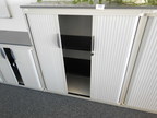 Steelcase Rollladenschrank, 3 Fachebenen, ca. 120x45x132cm Steelcase Rollladenschrank, 3 Fachebenen, ca. 120x45x132cm