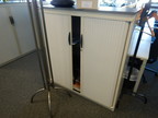 Steelcase Rollladenschrank, 3 Fachebenen, ca. 120x45x132cm Steelcase Rollladenschrank, 3 Fachebenen, ca. 120x45x132cm