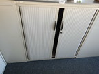 Steelcase Rollladenschrank, 3 Fachebenen, ca. 120x45x132cm Steelcase Rollladenschrank, 3 Fachebenen, ca. 120x45x132cm