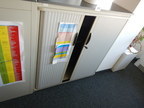 Steelcase Rollladenschrank, 3 Fachebenen, ca. 120x45x132cm Steelcase Rollladenschrank, 3 Fachebenen, ca. 120x45x132cm