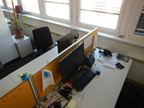 Doppel - Arbeitstischmodul ca. 160x160cm mit Trennwand, Maße pro Arbeitsplatz ca. 160x80cm (Typ A) Doppel - Arbeitstischmodul ca. 160x160cm mit Trennwand, Maße pro Arbeitsplatz ca. 160x80cm (Typ A)