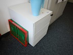Steelcase Rollcontainer, mit Schlüssel, ca. 44x59x57cm Steelcase Rollcontainer, mit Schlüssel, ca. 44x59x57cm