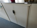 Steelcase Rollladenschrank, 3 Fachebenen, ca. 120x45x132cm Steelcase Rollladenschrank, 3 Fachebenen, ca. 120x45x132cm