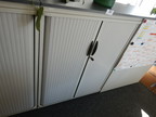 Steelcase Rollladenschrank, 3 Fachebenen, ca. 100x45x132cm Steelcase Rollladenschrank, 3 Fachebenen, ca. 100x45x132cm