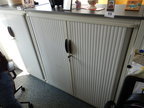Steelcase Rollladenschrank, 3 Fachebenen, ca. 120x45x132cm Steelcase Rollladenschrank, 3 Fachebenen, ca. 120x45x132cm