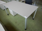 BENE Schreibtisch 160x80 cm Arbeitsplatte silber BENE Schreibtisch 160x80 cm Arbeitsplatte silber