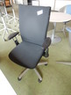 Bürodrehstuhl mit Armlehne in schwarz Bürodrehstuhl mit Armlehne in schwarz