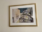 Bild Aquarell inkl. Gold/Glasrahmen Bild Aquarell inkl. Gold/Glasrahmen