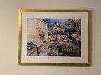 Bild Aquarell inkl. Gold/Glasrahmen Bild Aquarell inkl. Gold/Glasrahmen