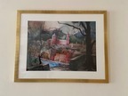 Bild Aquarell inkl. Gold/Glasrahmen Bild Aquarell inkl. Gold/Glasrahmen