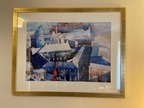 Bild Aquarell inkl. Gold/Glasrahmen Bild Aquarell inkl. Gold/Glasrahmen