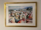 Bild Aquarell inkl. Gold/Glasrahmen Bild Aquarell inkl. Gold/Glasrahmen