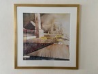 Bild Aquarell inkl. Gold/Glasrahmen Bild Aquarell inkl. Gold/Glasrahmen