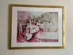 Bild Aquarell inkl. Gold/Glasrahmen Bild Aquarell inkl. Gold/Glasrahmen