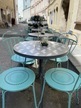 Gartentisch grau Beton Gartentisch grau Beton