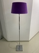 Stehlampe violetter Schirm Stehlampe violetter Schirm