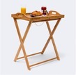 2 Stk. Bambus-Beistelltisch klappbar 2 Stk. Bambus-Beistelltisch klappbar