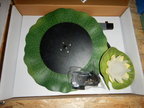 SOLARWASSERSPIEL mit LED Seerose SOLARWASSERSPIEL mit LED Seerose
