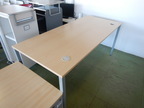 Neudörfler Schreibtisch ca. 180x80 cm  mit PC Konsole