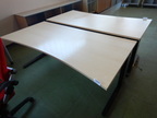 Neudörfler Schreibtisch geschwungene Kante ca. 180x90 ( 80 ) cm