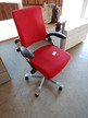 HAG Bürodrehstuhl mit Armlehne , rot/schwarz