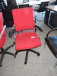HAG Bürodrehstuhl mit Armlehne , rot/schwarz