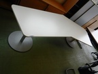 Bene Schreibtisch, geschwungen, ca. 265x86/60cm