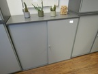 Aktenschrank mit Schiebetüren 120x44x110 cm 3 Orderhöhen Aktenschrank mit Schiebetüren 120x44x110 cm 3 Orderhöhen
